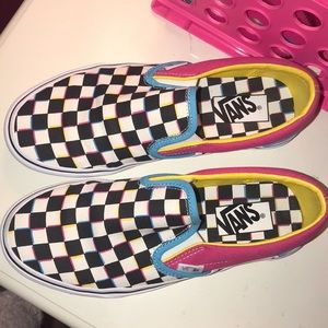 Crazy checkered vans